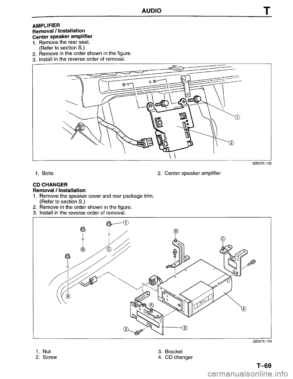 MAZDA MILLENIA 1996  Workshop Manual 