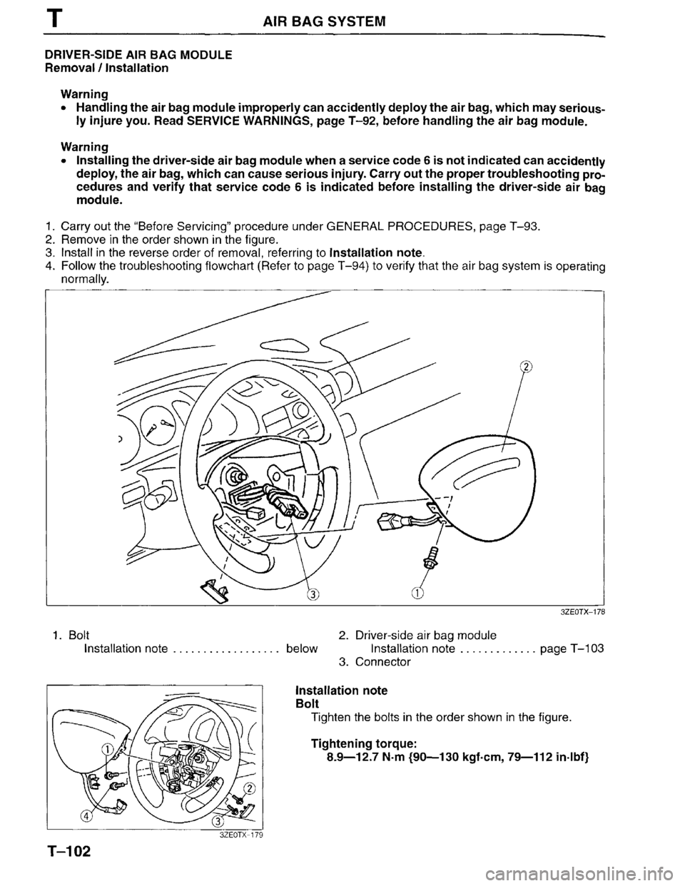 MAZDA MILLENIA 1996 Workshop Manual MAZDA MILLENIA 1996 Workshop Manual
