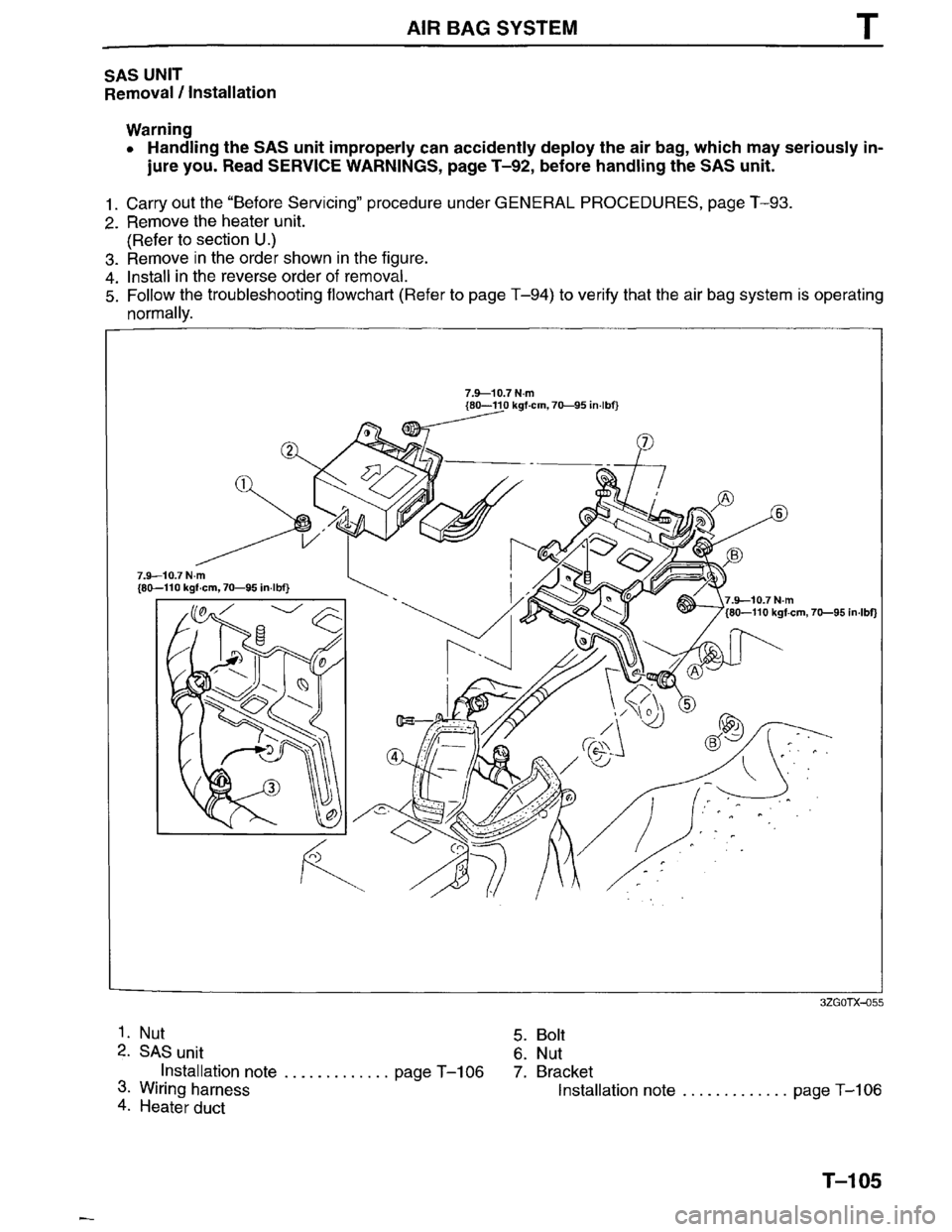 MAZDA MILLENIA 1996 Workshop Manual MAZDA MILLENIA 1996 Workshop Manual