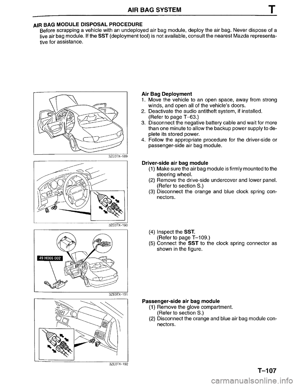 MAZDA MILLENIA 1996 Workshop Manual MAZDA MILLENIA 1996 Workshop Manual