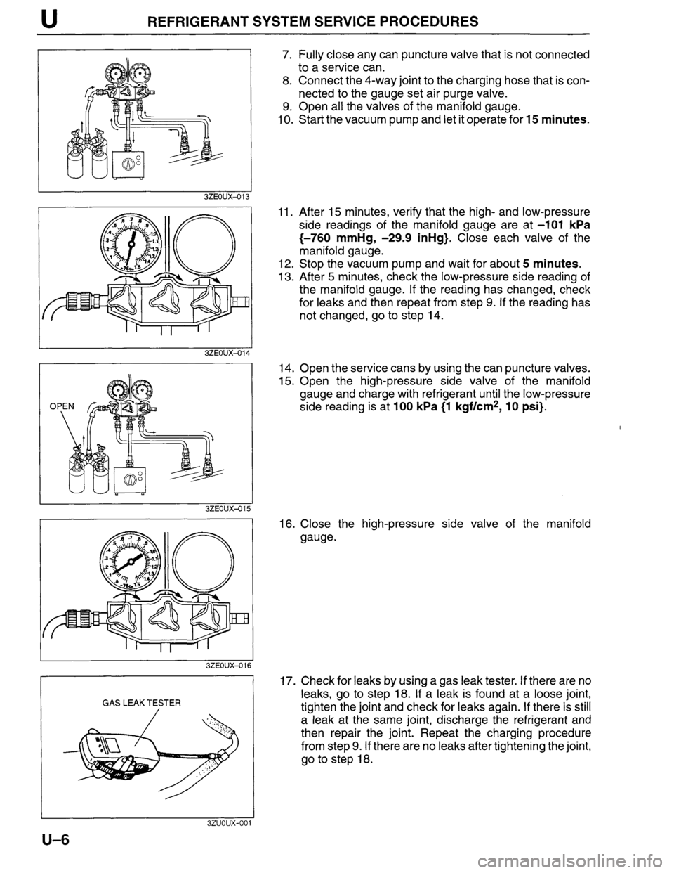 MAZDA MILLENIA 1996 Workshop Manual MAZDA MILLENIA 1996 Workshop Manual