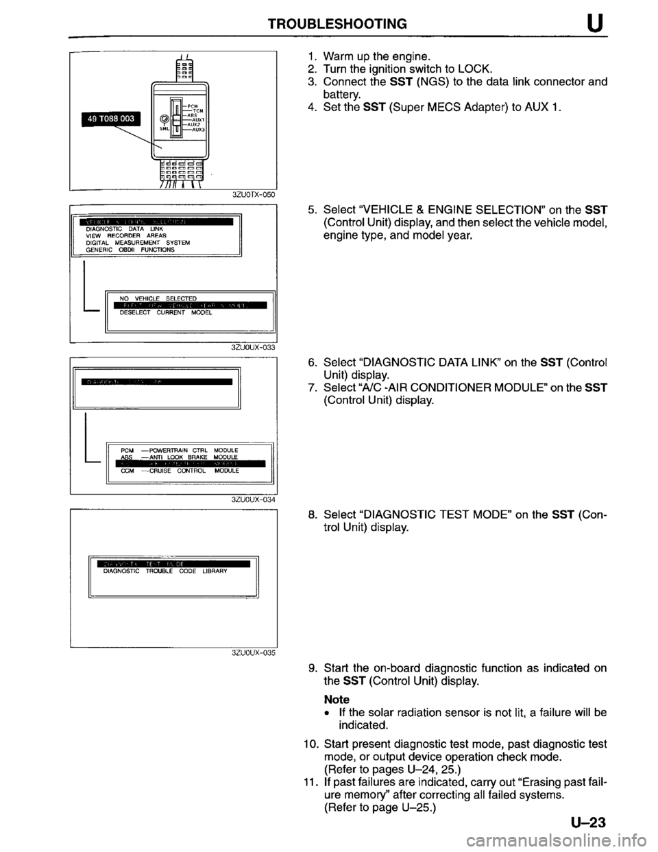 MAZDA MILLENIA 1996 Workshop Manual MAZDA MILLENIA 1996 Workshop Manual
