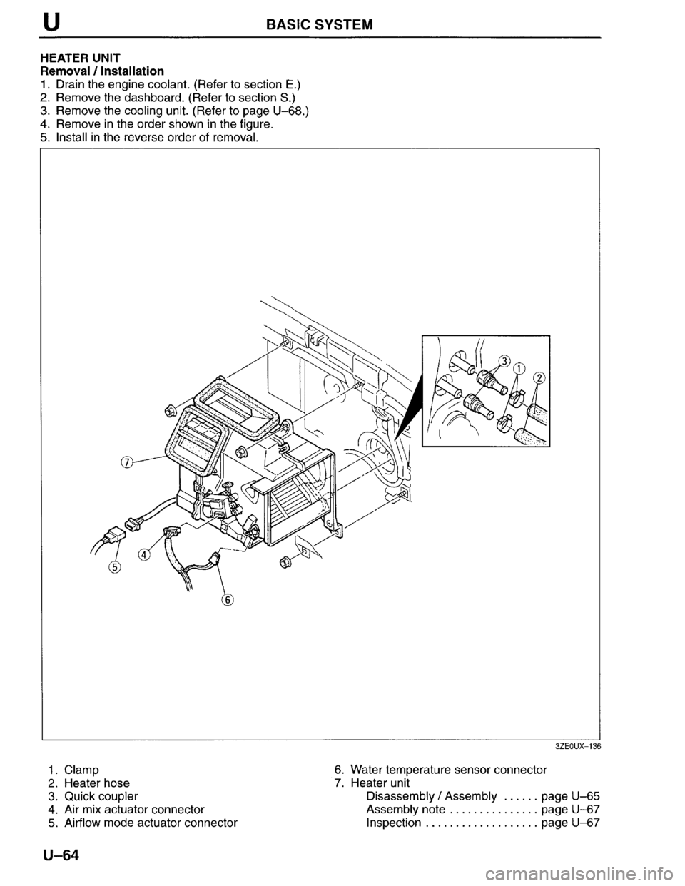 MAZDA MILLENIA 1996 Workshop Manual MAZDA MILLENIA 1996 Workshop Manual