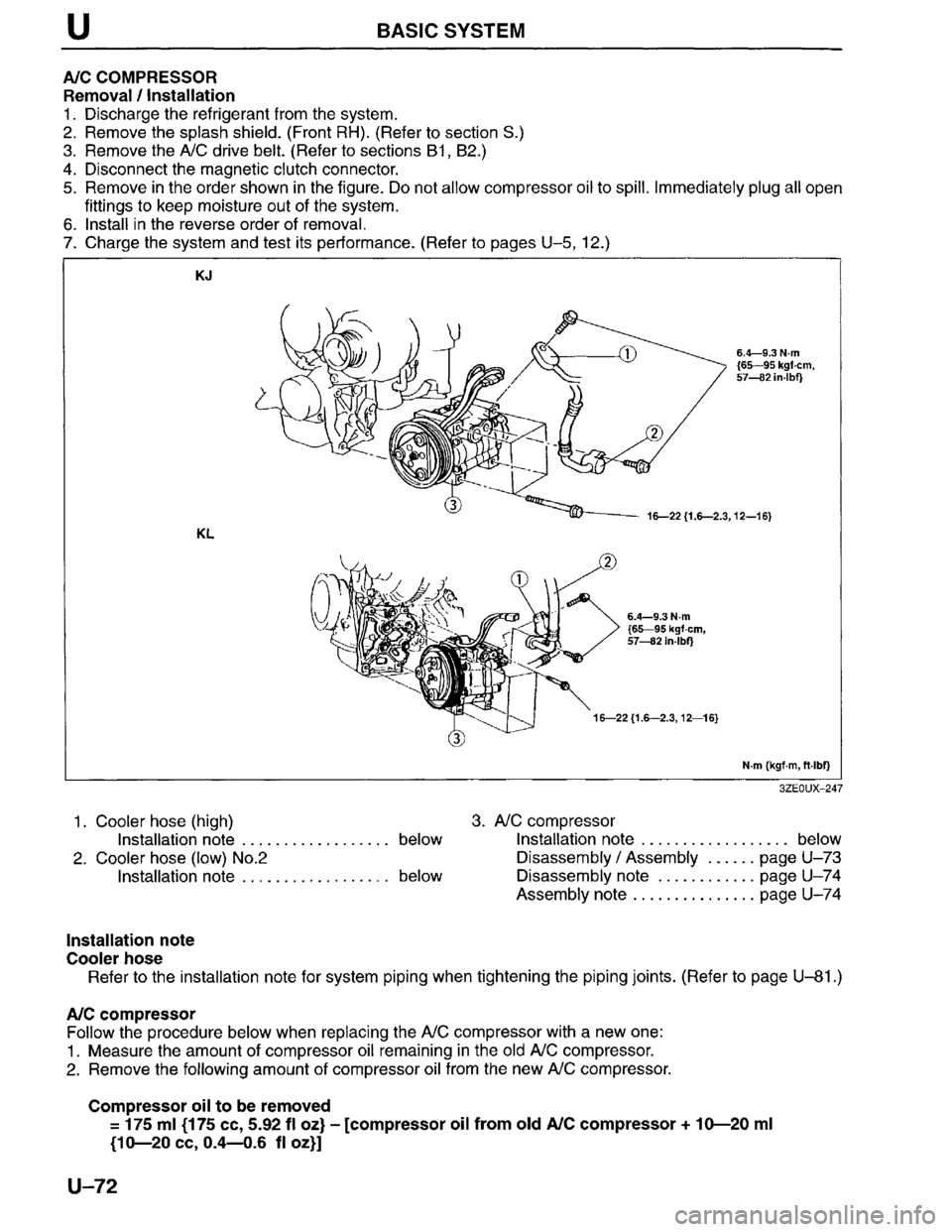 MAZDA MILLENIA 1996 Workshop Manual MAZDA MILLENIA 1996 Workshop Manual
