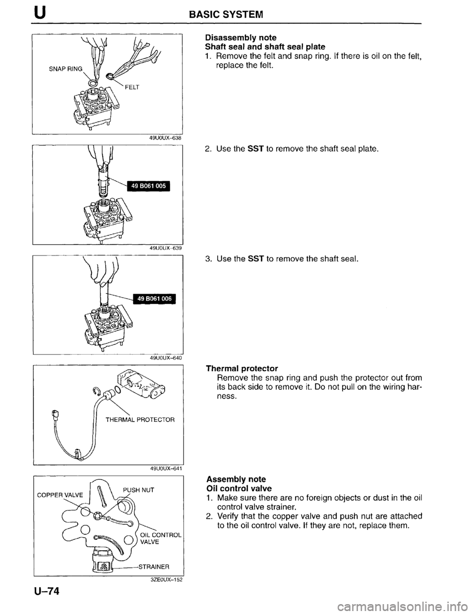 MAZDA MILLENIA 1996 Workshop Manual MAZDA MILLENIA 1996 Workshop Manual