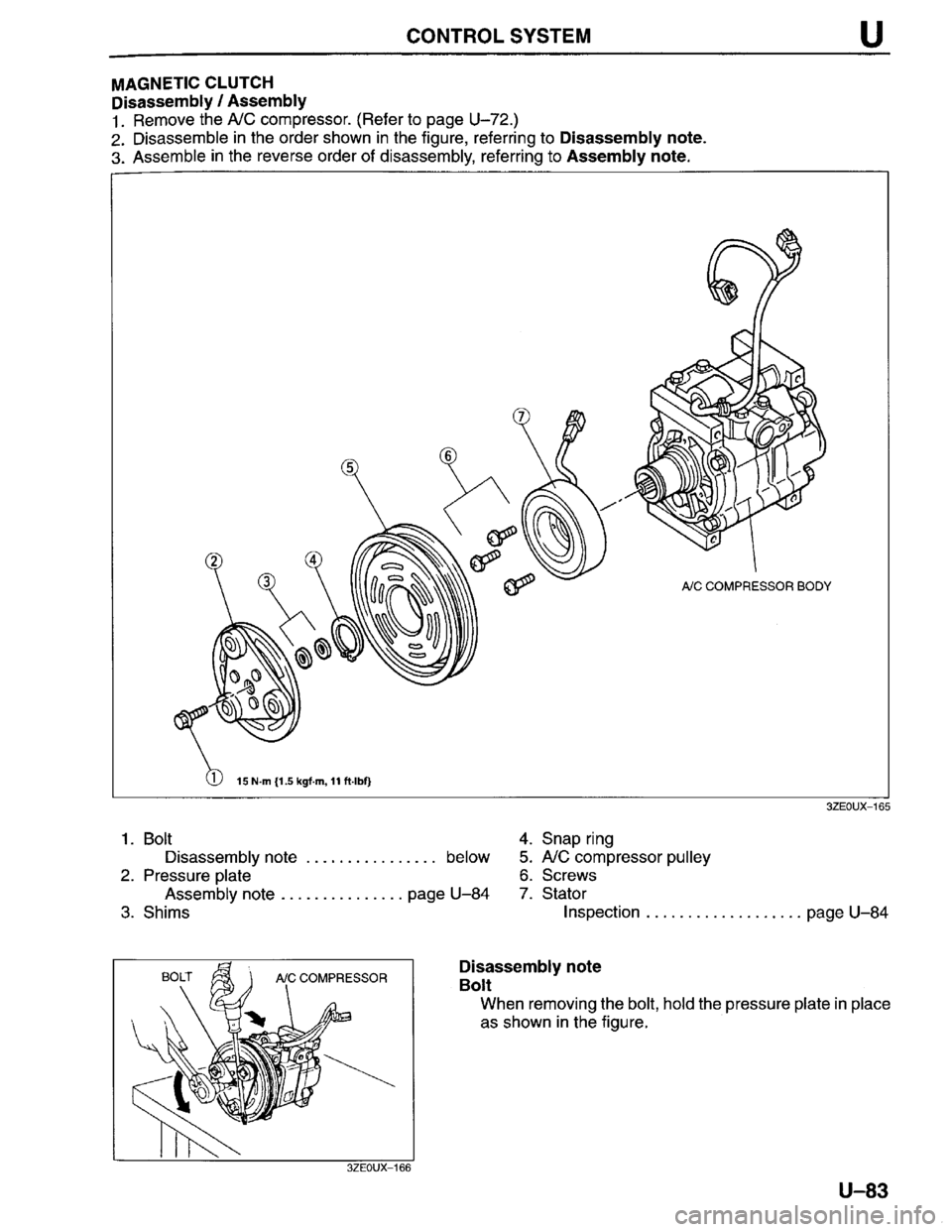 MAZDA MILLENIA 1996 Workshop Manual MAZDA MILLENIA 1996 Workshop Manual