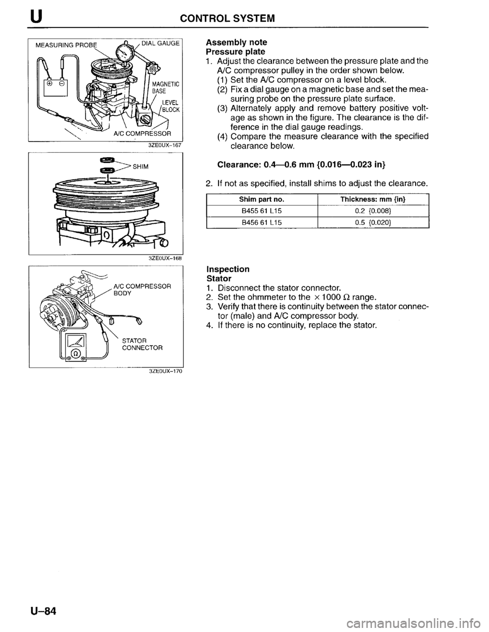 MAZDA MILLENIA 1996 Workshop Manual MAZDA MILLENIA 1996 Workshop Manual