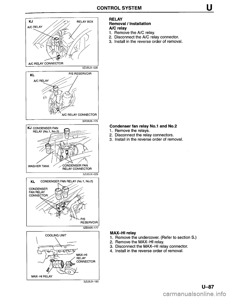 MAZDA MILLENIA 1996 Workshop Manual MAZDA MILLENIA 1996 Workshop Manual