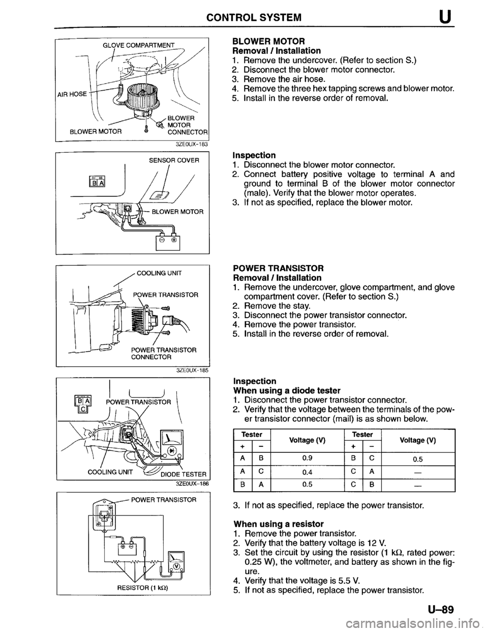 MAZDA MILLENIA 1996 Workshop Manual MAZDA MILLENIA 1996 Workshop Manual