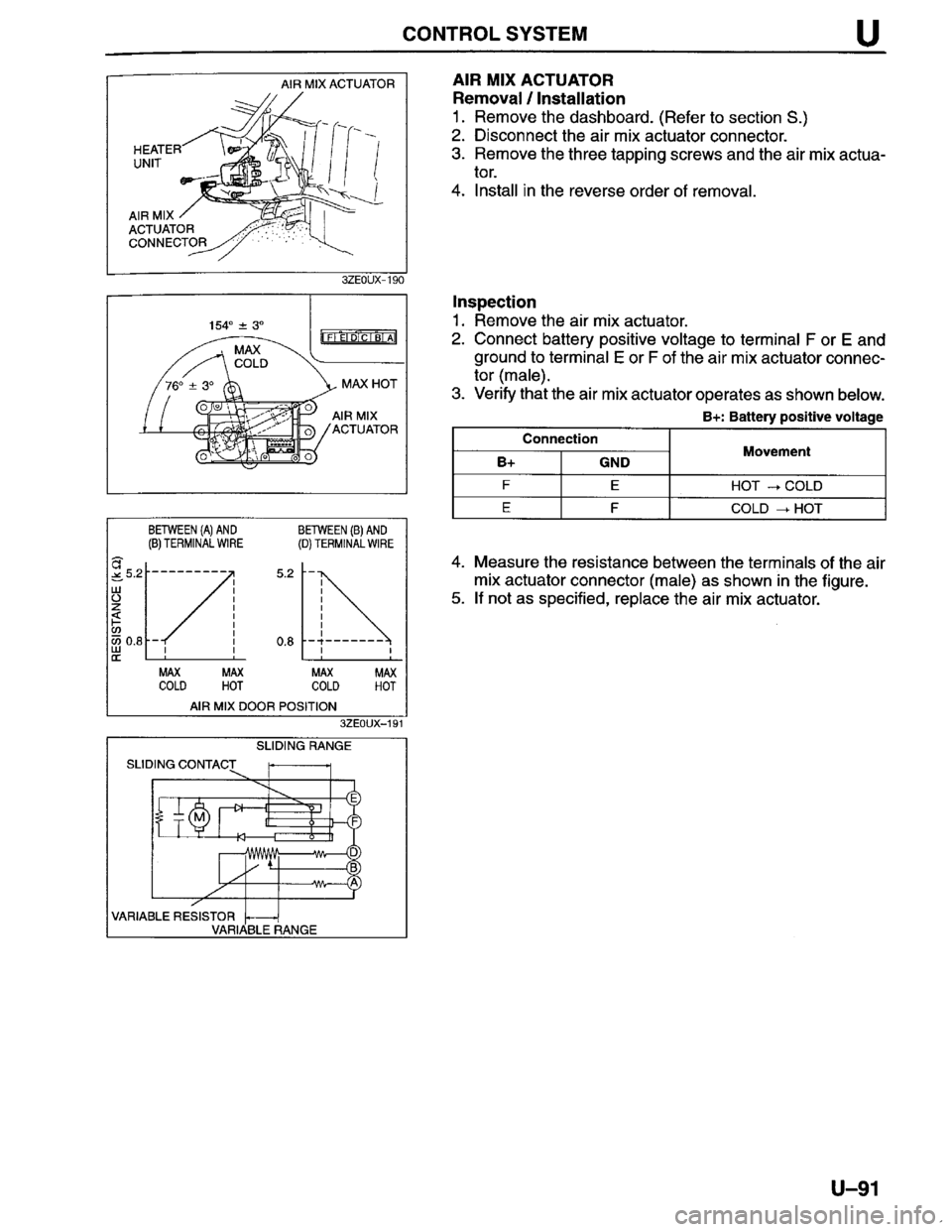 MAZDA MILLENIA 1996 Workshop Manual MAZDA MILLENIA 1996 Workshop Manual