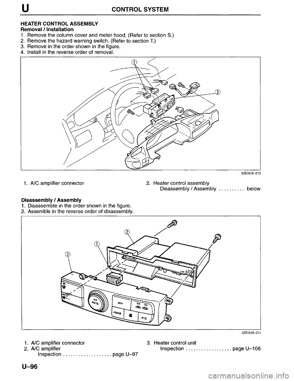 MAZDA MILLENIA 1996 Workshop Manual MAZDA MILLENIA 1996 Workshop Manual
