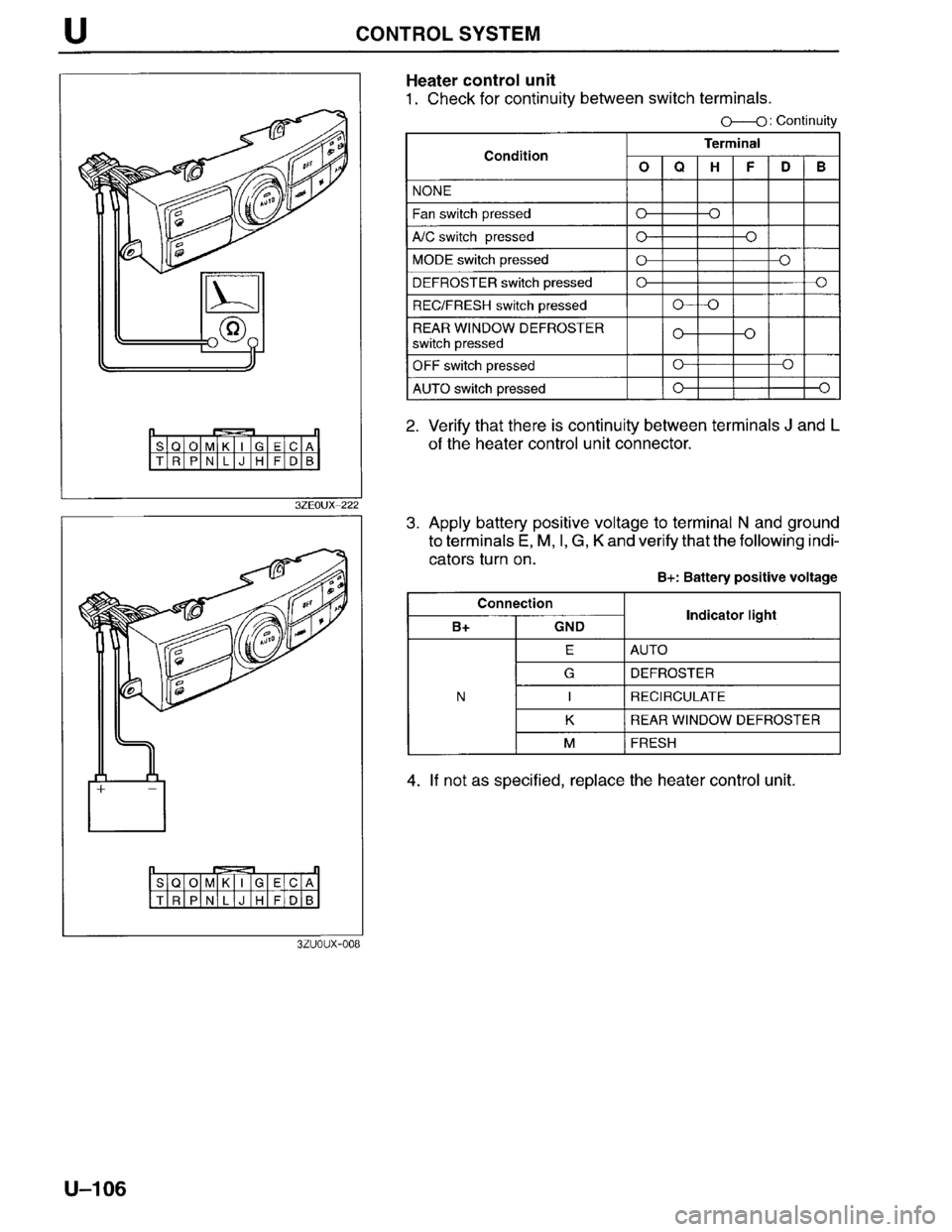 MAZDA MILLENIA 1996 Workshop Manual MAZDA MILLENIA 1996 Workshop Manual