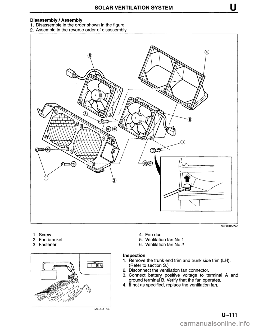 MAZDA MILLENIA 1996 Workshop Manual MAZDA MILLENIA 1996 Workshop Manual
