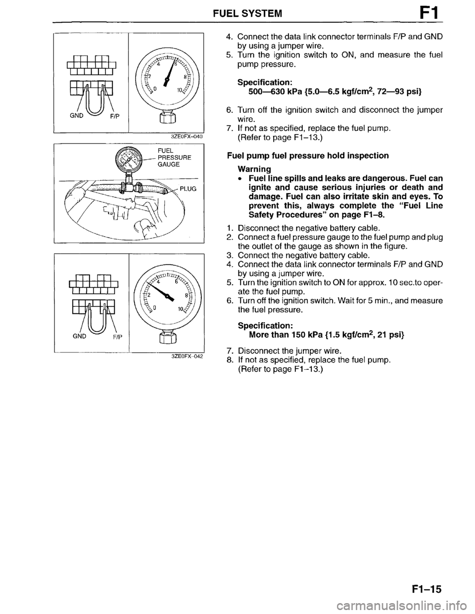 MAZDA MILLENIA 1996 Workshop Manual MAZDA MILLENIA 1996 Workshop Manual