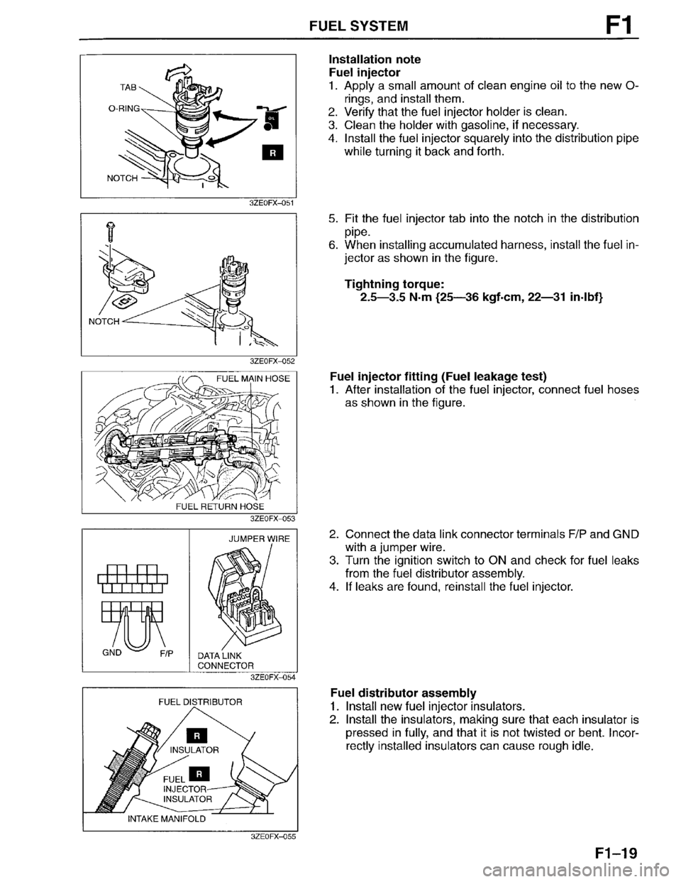 MAZDA MILLENIA 1996 Workshop Manual MAZDA MILLENIA 1996 Workshop Manual
