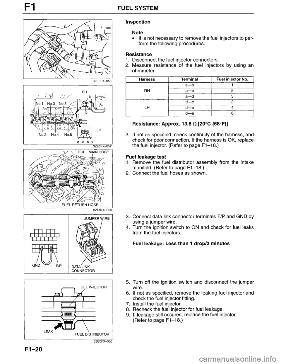 MAZDA MILLENIA 1996 Workshop Manual MAZDA MILLENIA 1996 Workshop Manual
