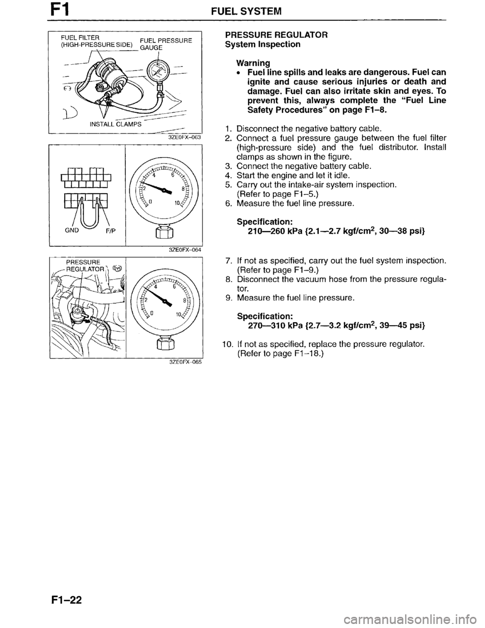 MAZDA MILLENIA 1996 Workshop Manual MAZDA MILLENIA 1996 Workshop Manual