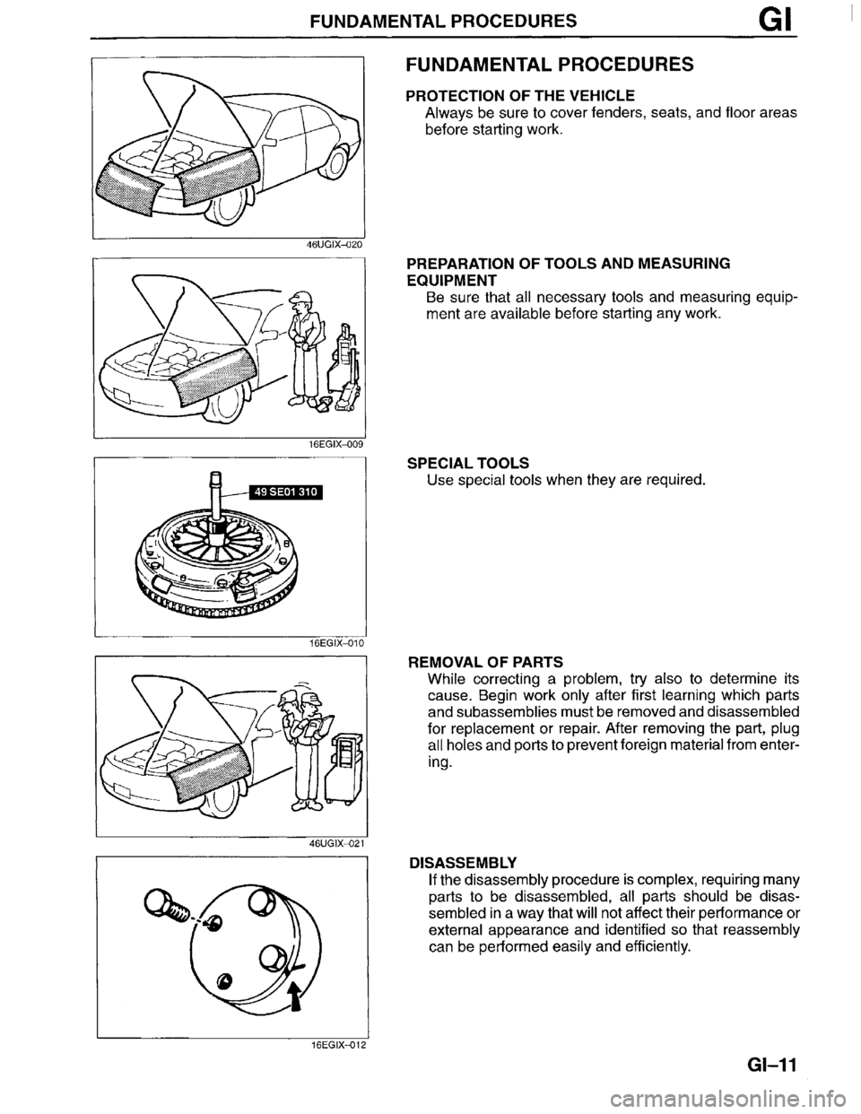 MAZDA MILLENIA 1996 User Guide MAZDA MILLENIA 1996 User Guide
