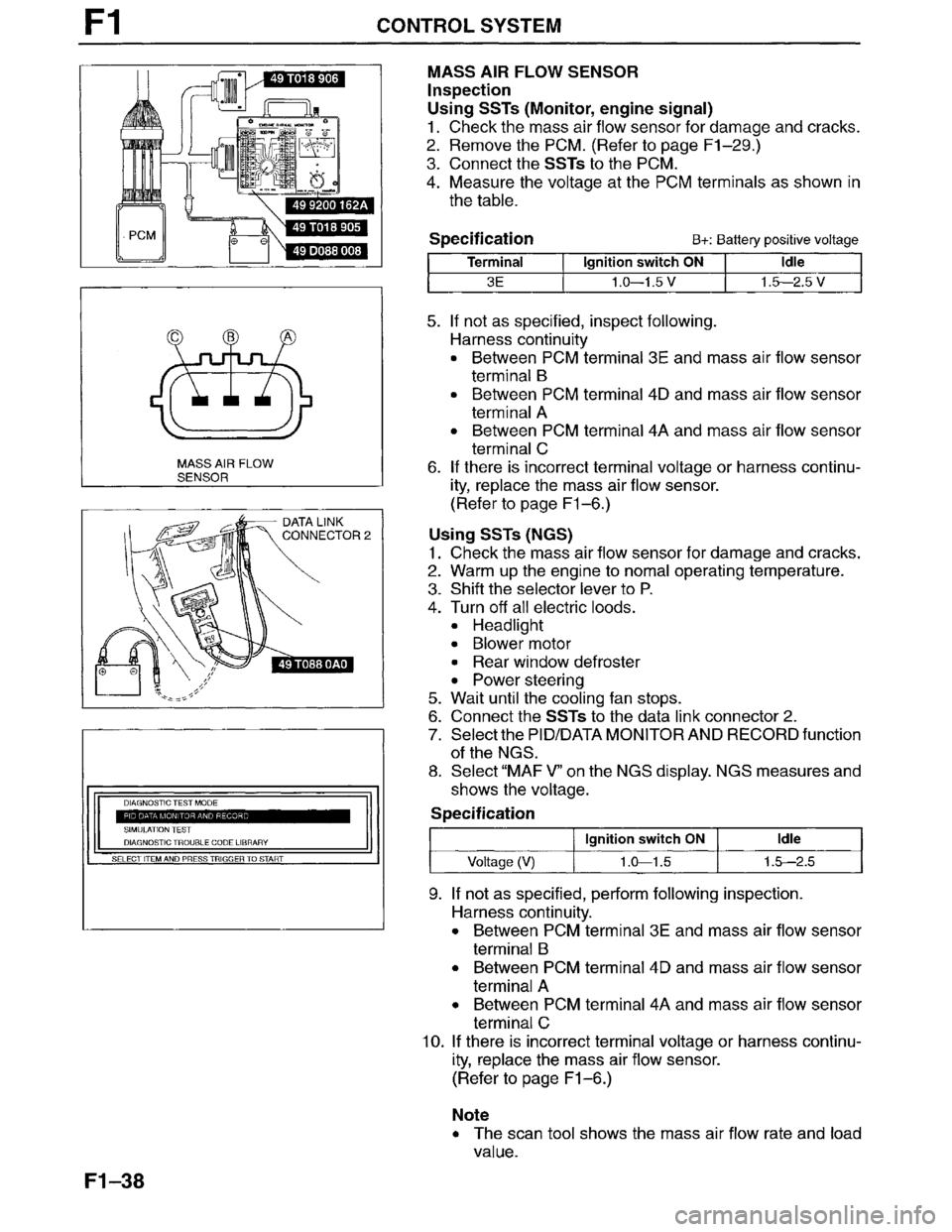 MAZDA MILLENIA 1996 Workshop Manual MAZDA MILLENIA 1996 Workshop Manual