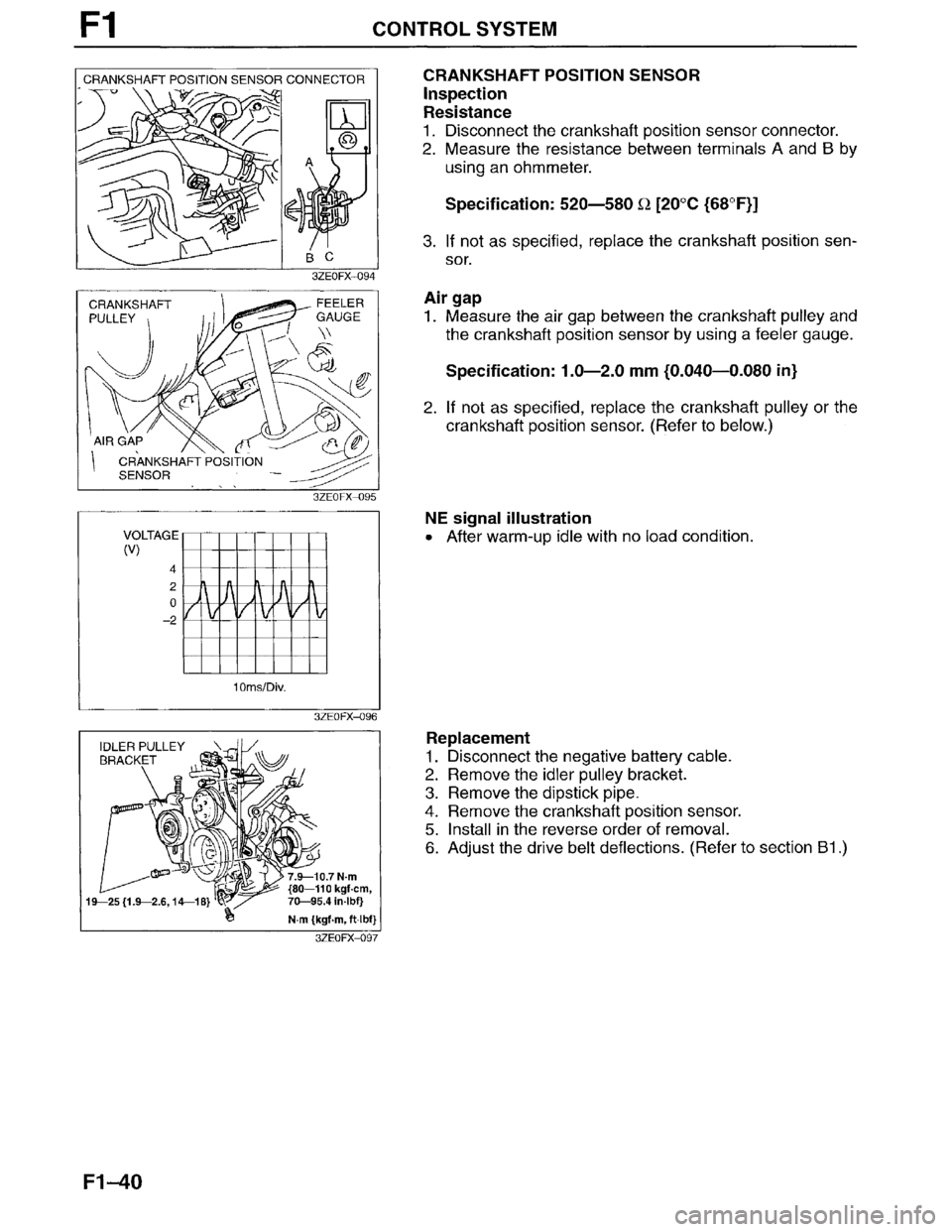 MAZDA MILLENIA 1996 Workshop Manual MAZDA MILLENIA 1996 Workshop Manual