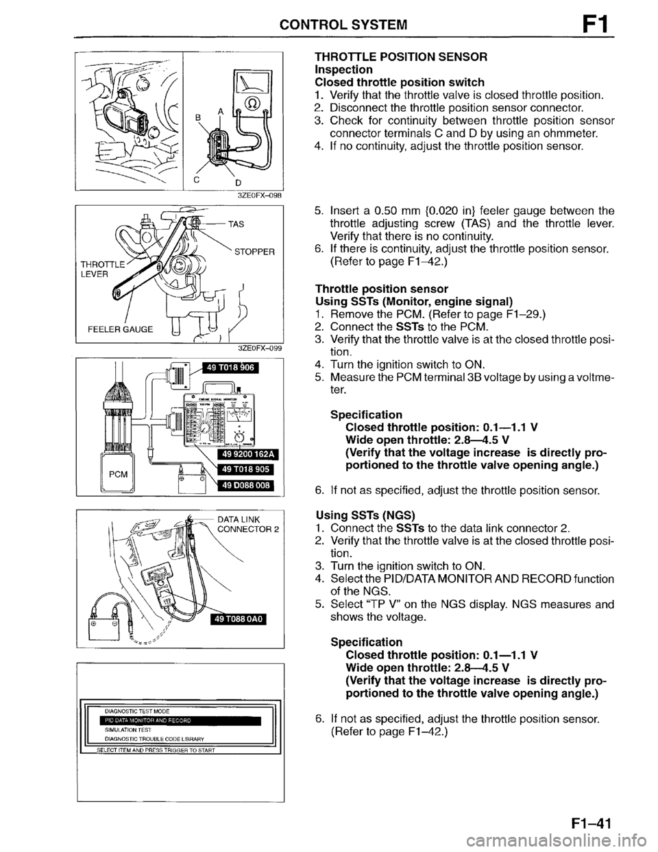 MAZDA MILLENIA 1996 Workshop Manual MAZDA MILLENIA 1996 Workshop Manual