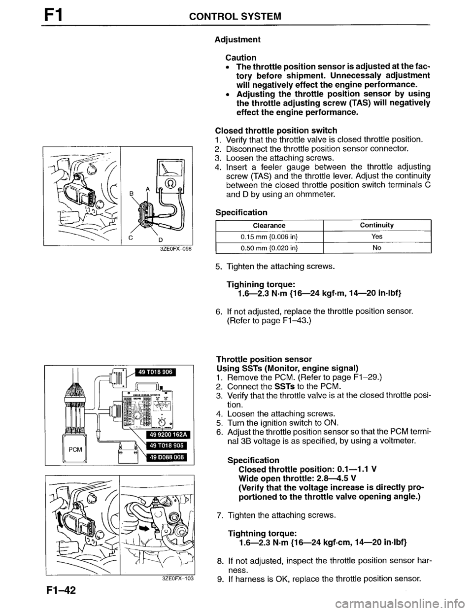 MAZDA MILLENIA 1996 Workshop Manual MAZDA MILLENIA 1996 Workshop Manual