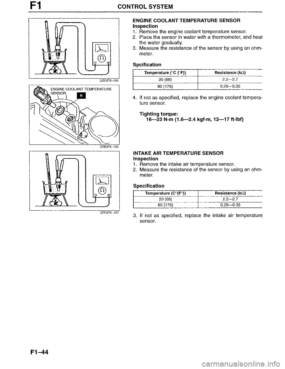 MAZDA MILLENIA 1996 Workshop Manual MAZDA MILLENIA 1996 Workshop Manual