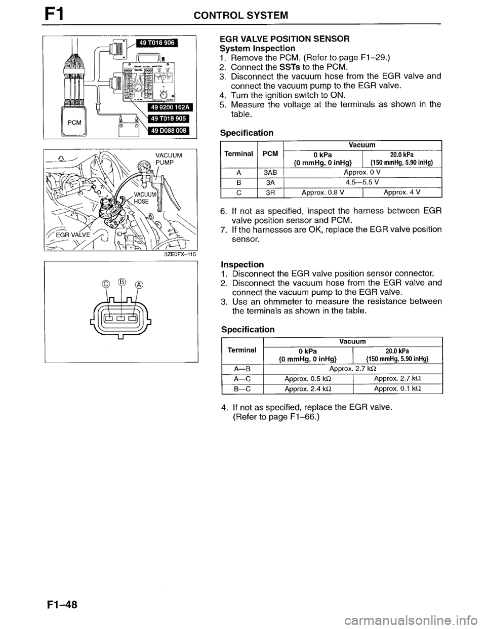 MAZDA MILLENIA 1996 Workshop Manual MAZDA MILLENIA 1996 Workshop Manual