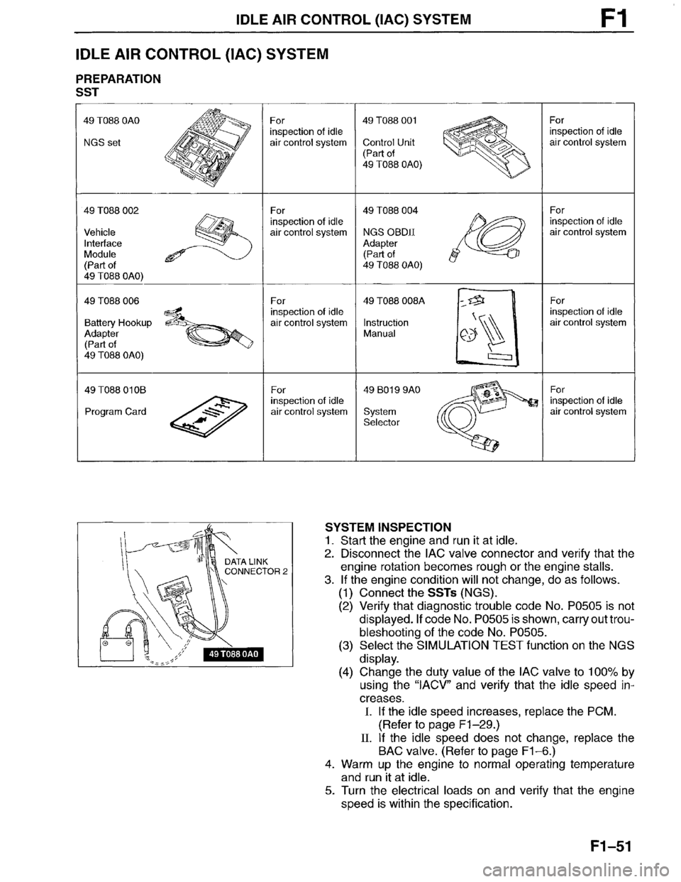 MAZDA MILLENIA 1996 Workshop Manual MAZDA MILLENIA 1996 Workshop Manual