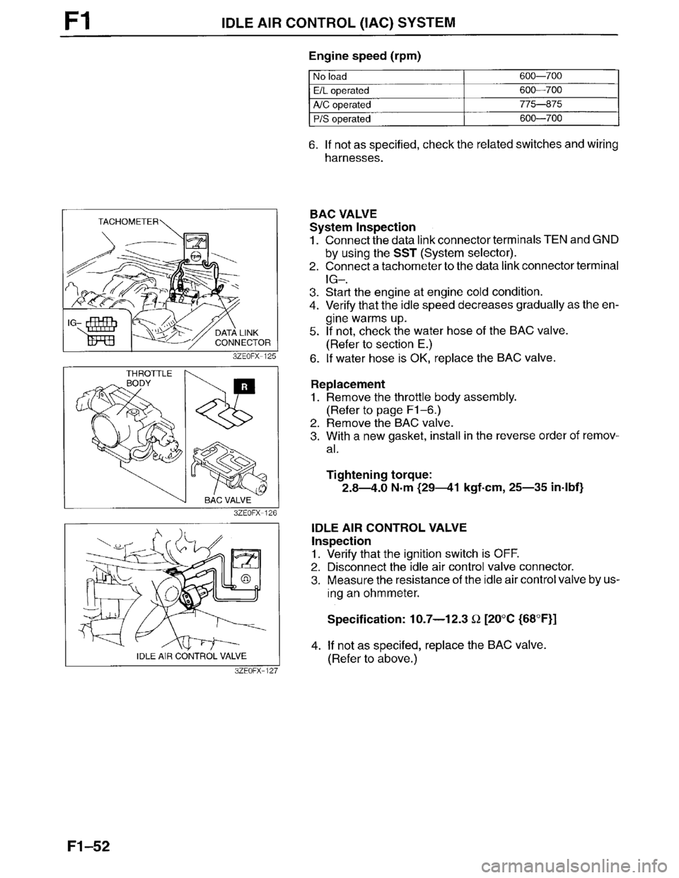 MAZDA MILLENIA 1996 Workshop Manual MAZDA MILLENIA 1996 Workshop Manual