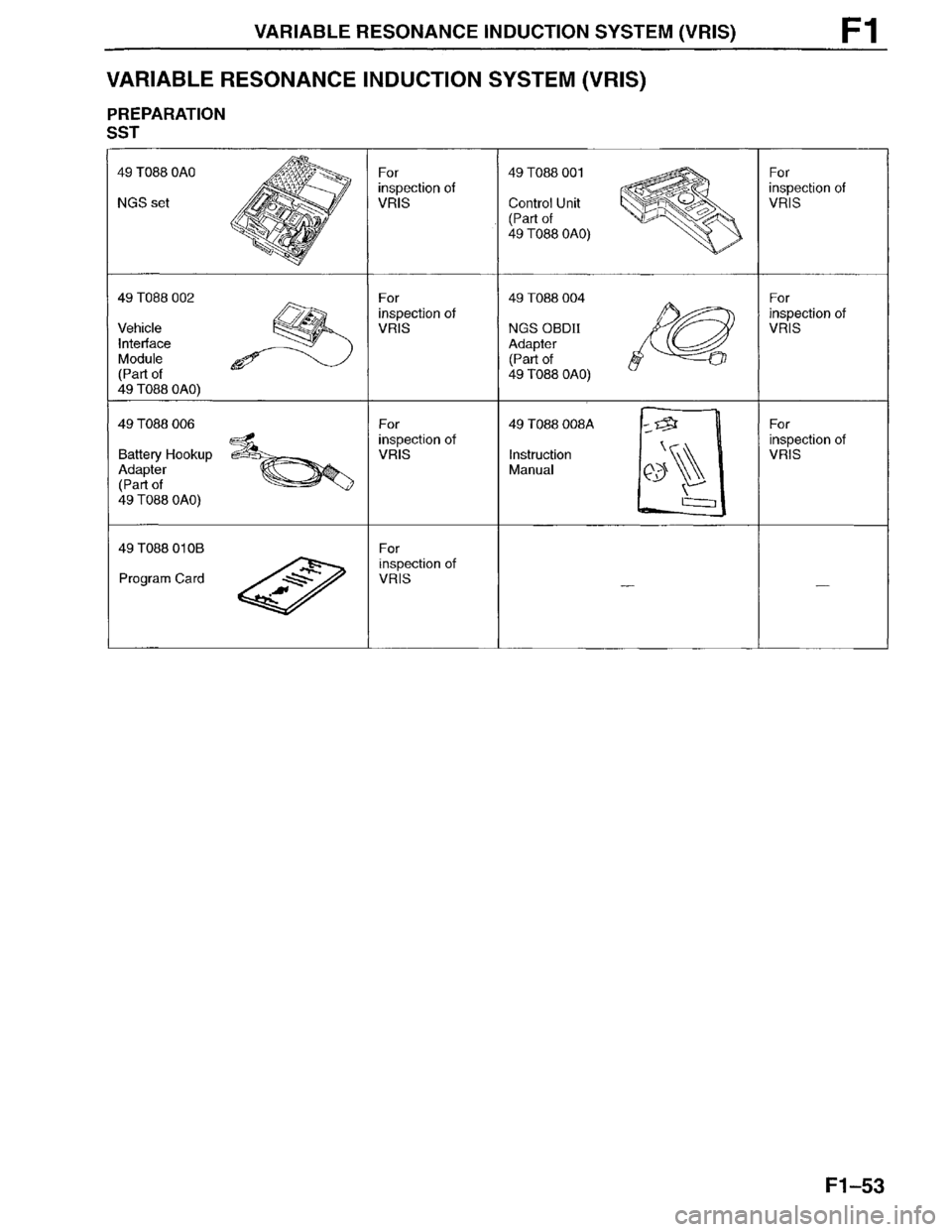 MAZDA MILLENIA 1996 Workshop Manual MAZDA MILLENIA 1996 Workshop Manual
