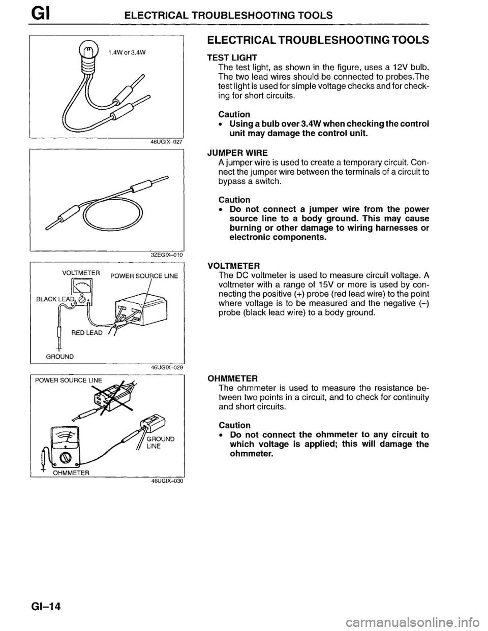 MAZDA MILLENIA 1996 User Guide MAZDA MILLENIA 1996 User Guide
