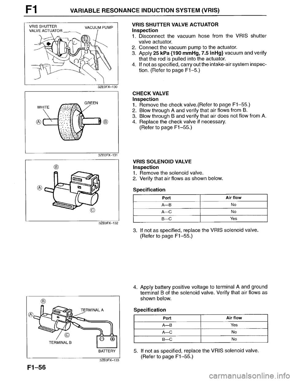 MAZDA MILLENIA 1996 Workshop Manual MAZDA MILLENIA 1996 Workshop Manual