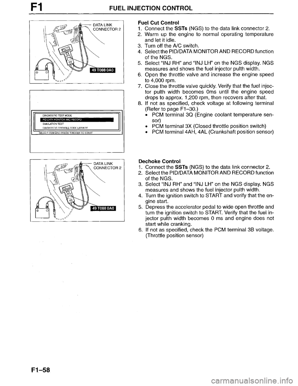 MAZDA MILLENIA 1996 Workshop Manual MAZDA MILLENIA 1996 Workshop Manual