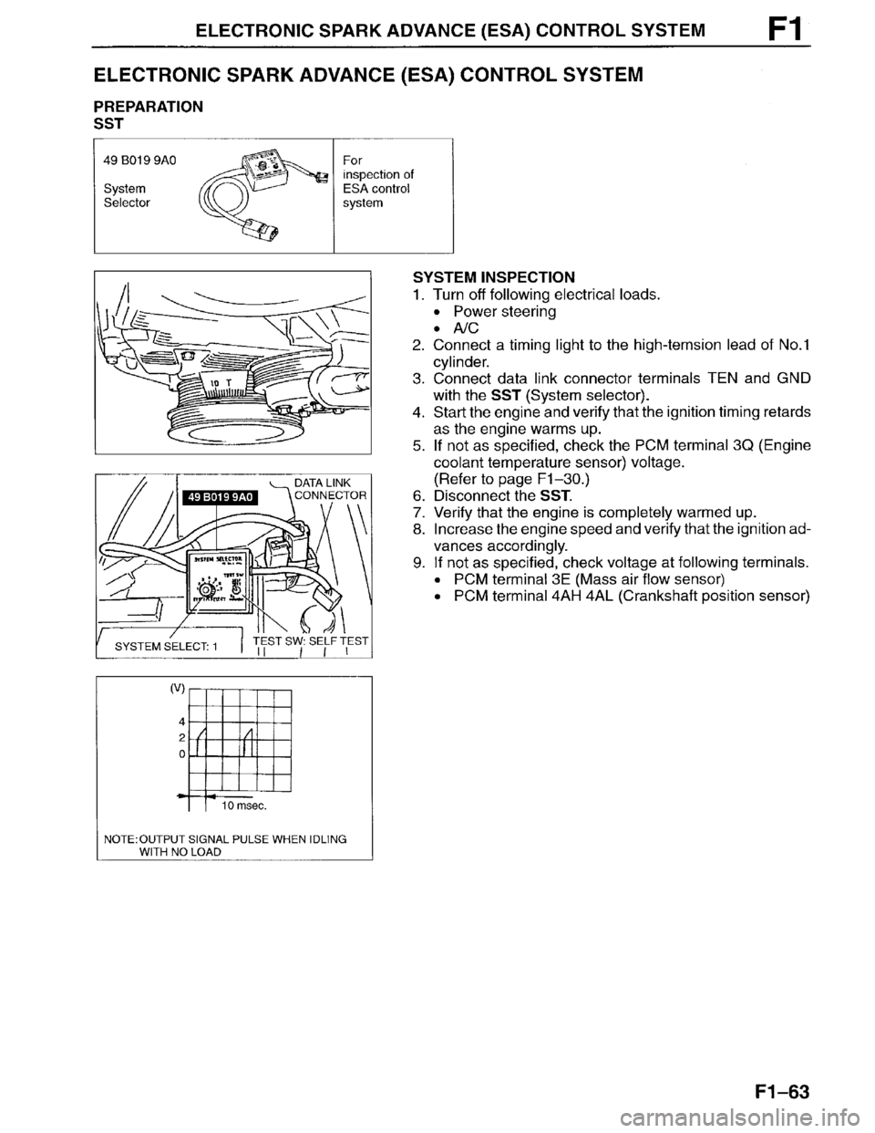MAZDA MILLENIA 1996 Workshop Manual MAZDA MILLENIA 1996 Workshop Manual