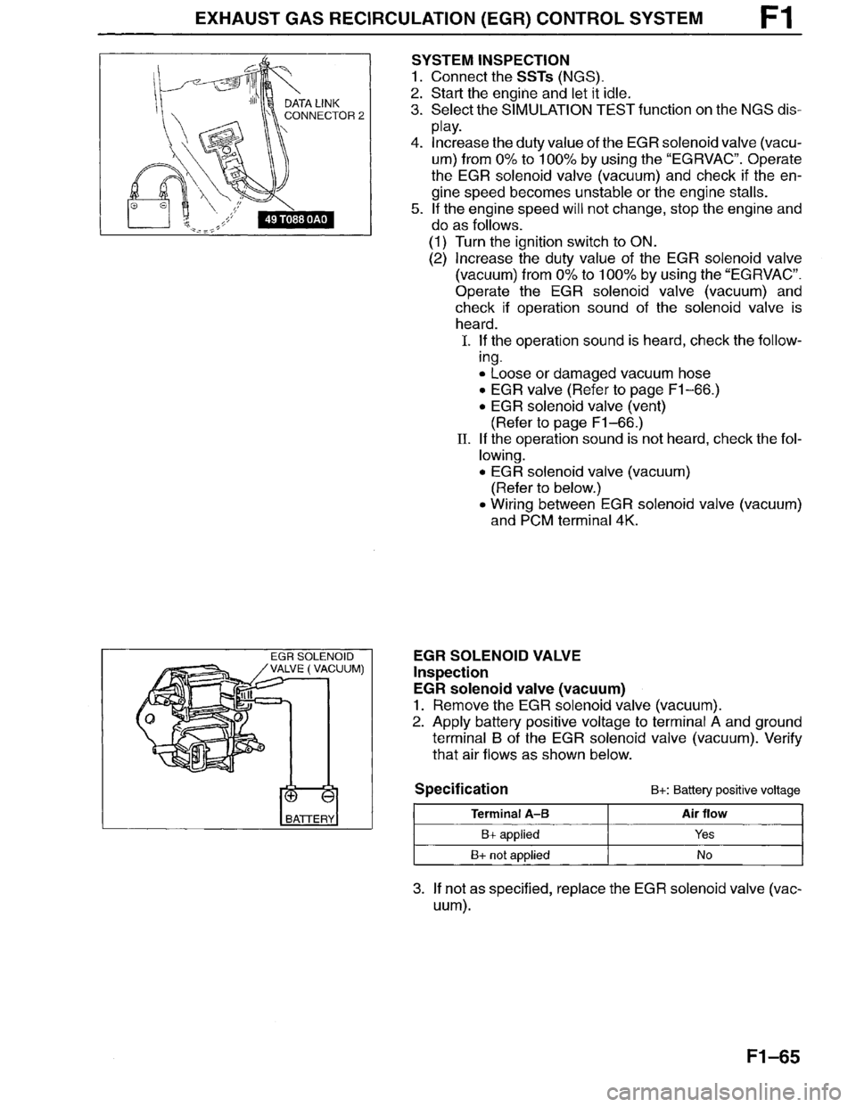 MAZDA MILLENIA 1996 Workshop Manual MAZDA MILLENIA 1996 Workshop Manual