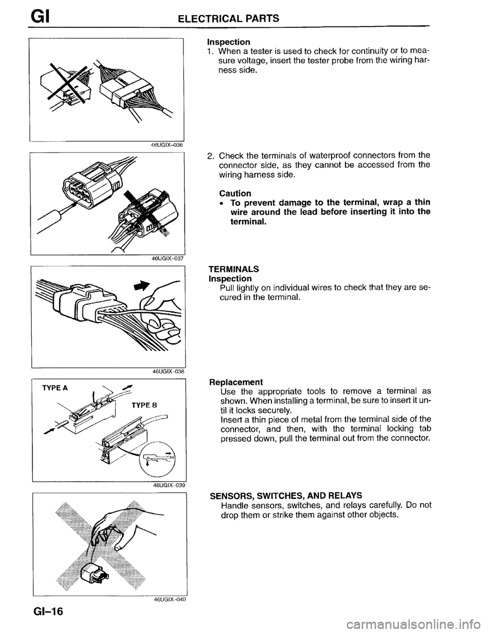 MAZDA MILLENIA 1996 User Guide MAZDA MILLENIA 1996 User Guide