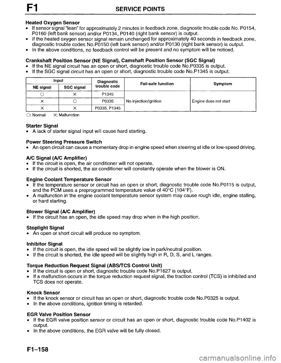 MAZDA MILLENIA 1996  Workshop Manual 