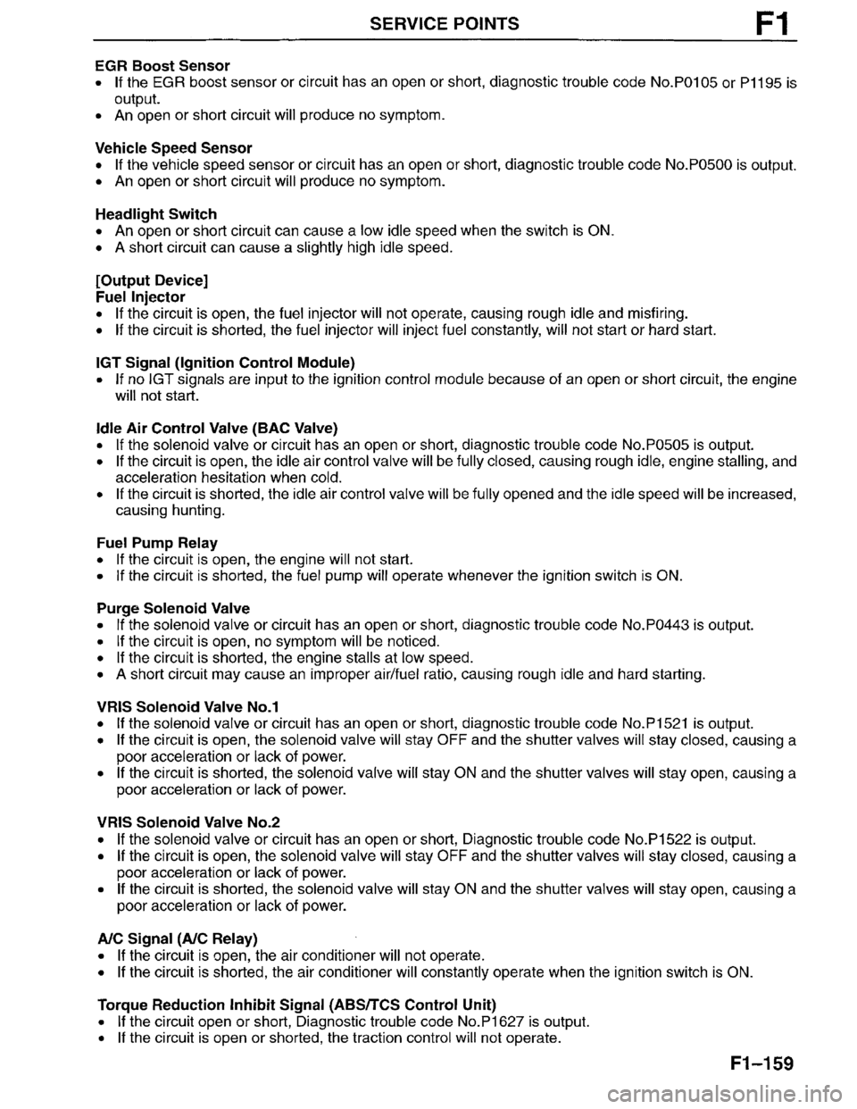 MAZDA MILLENIA 1996  Workshop Manual 