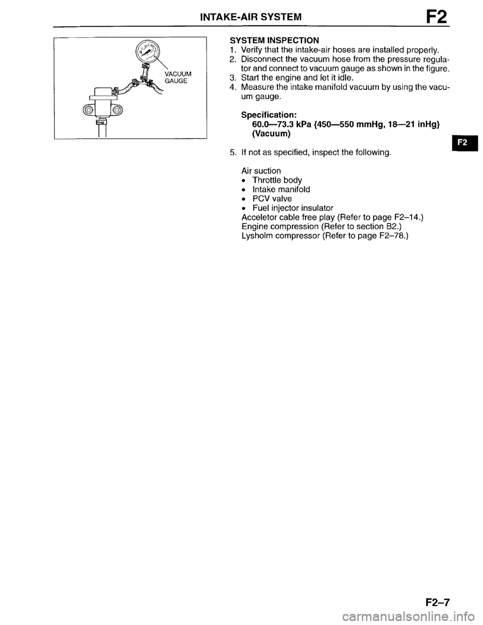 MAZDA MILLENIA 1996  Workshop Manual 