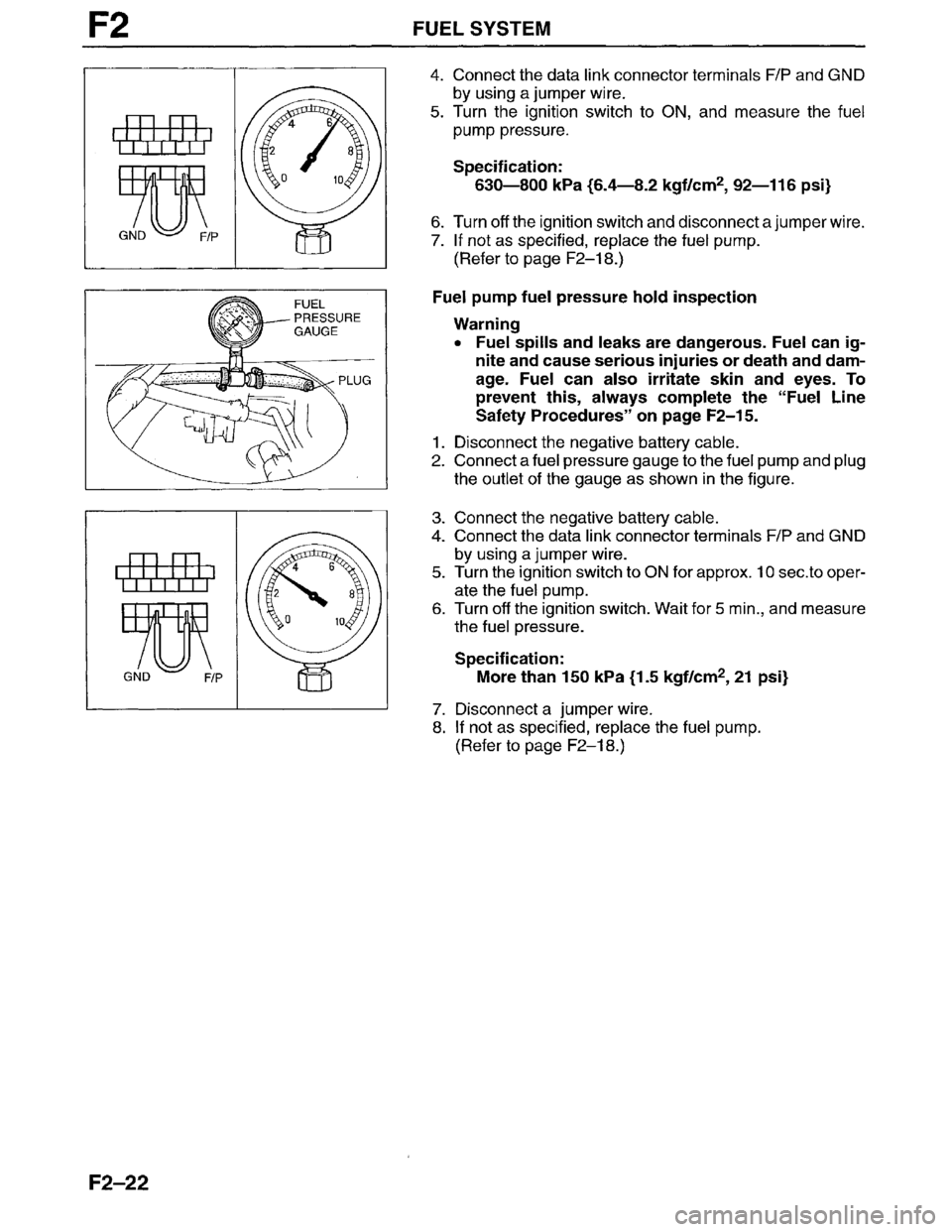 MAZDA MILLENIA 1996  Workshop Manual 