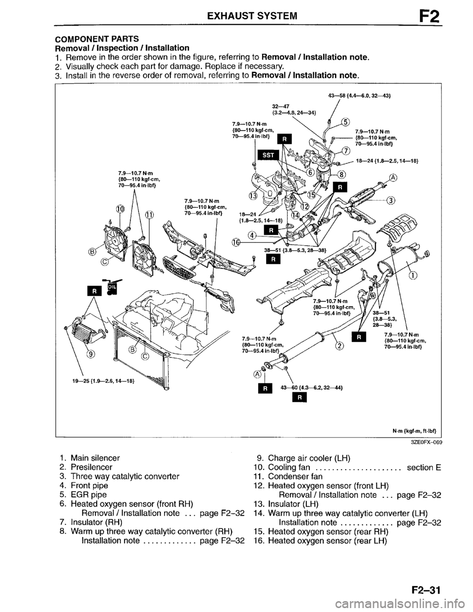 MAZDA MILLENIA 1996  Workshop Manual 