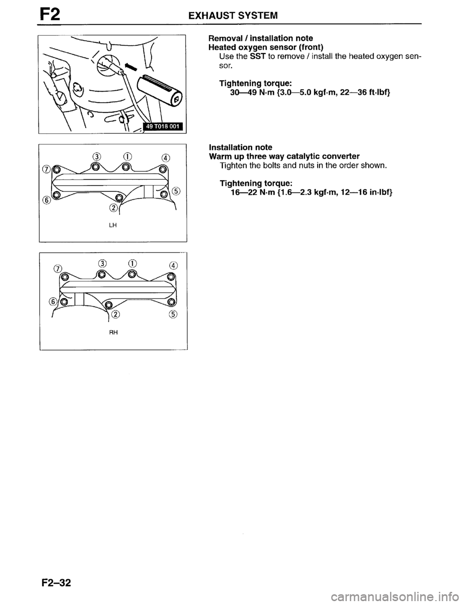 MAZDA MILLENIA 1996  Workshop Manual 