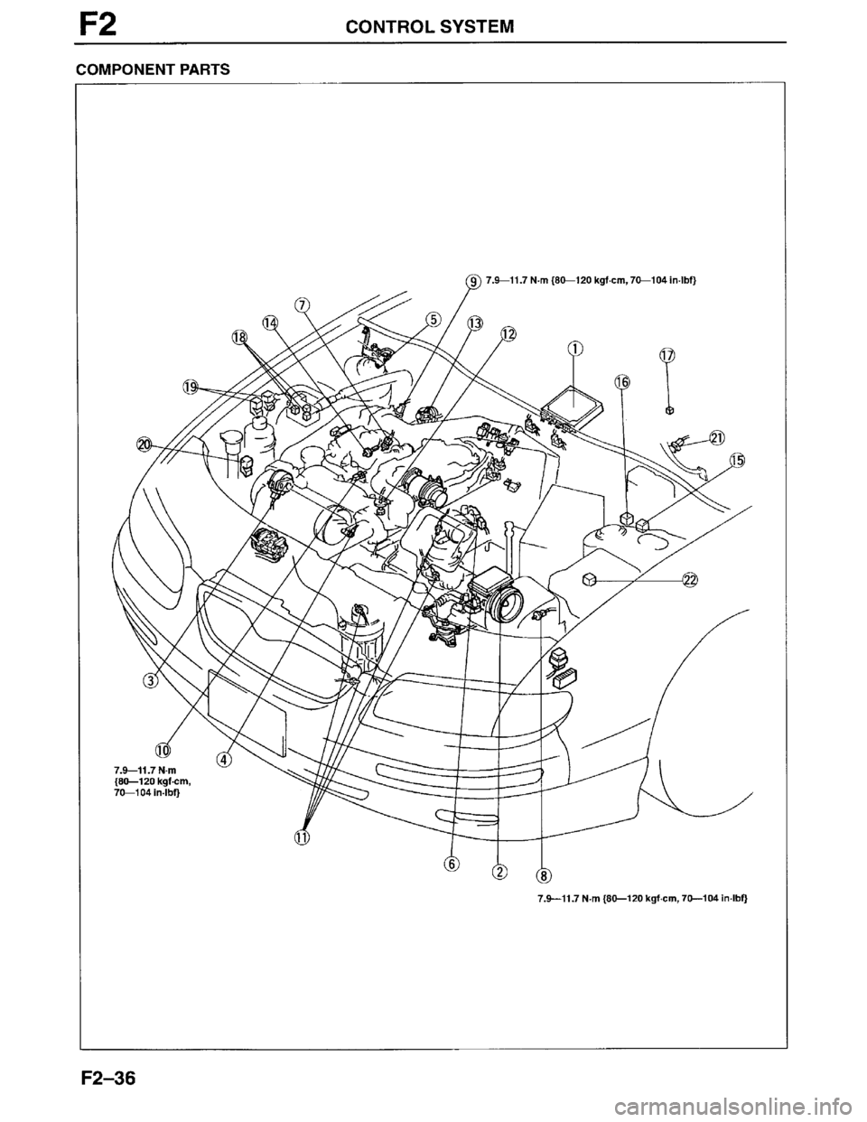 MAZDA MILLENIA 1996  Workshop Manual 