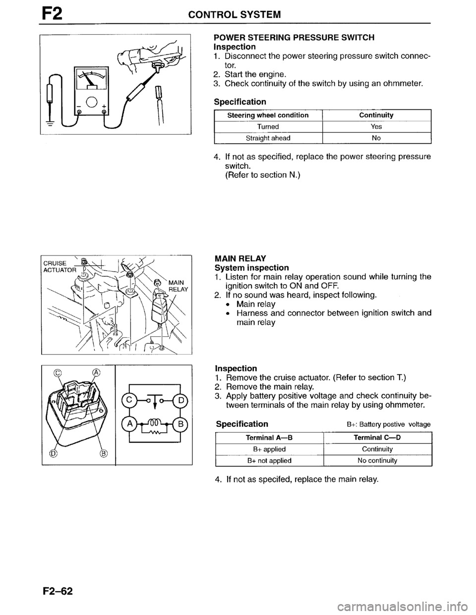 MAZDA MILLENIA 1996  Workshop Manual 
