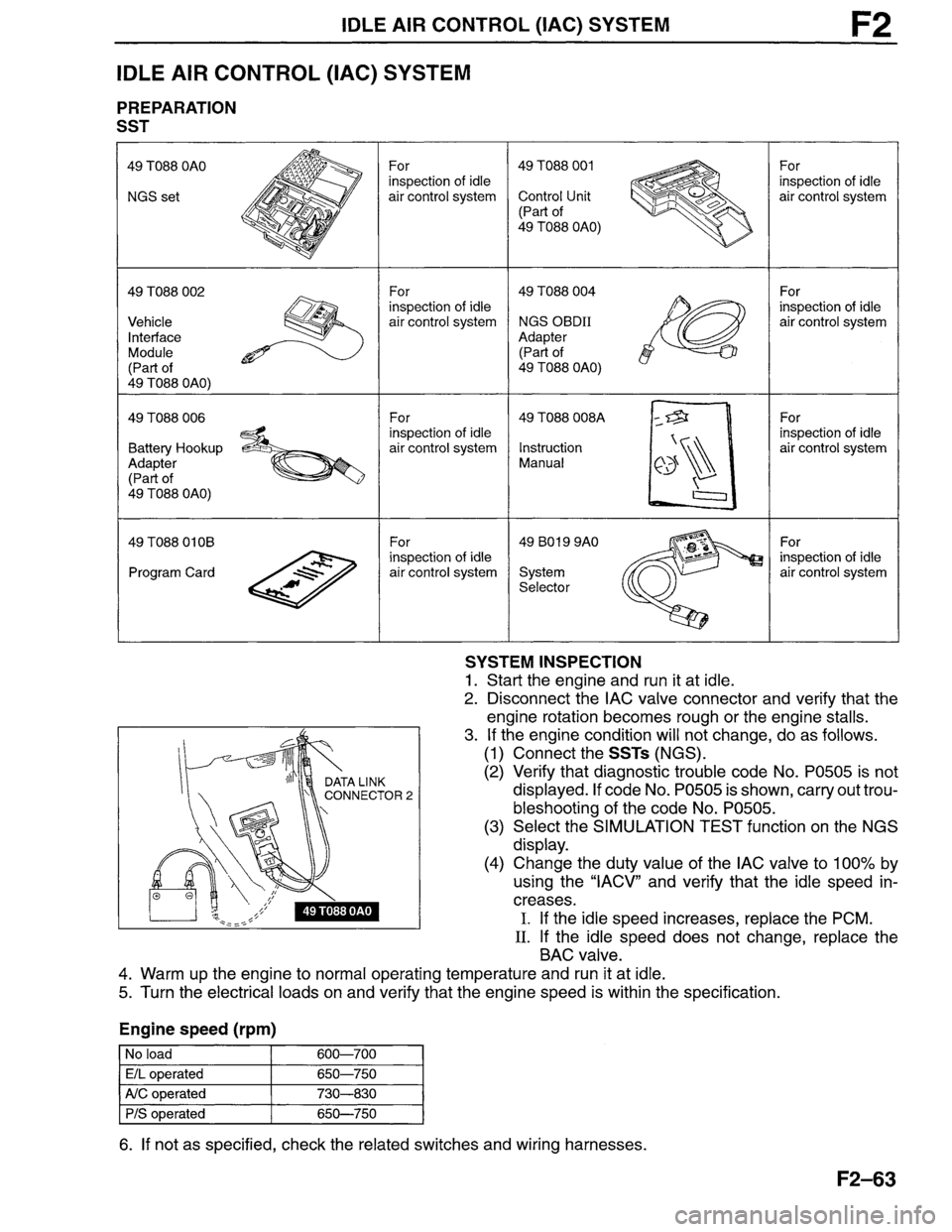 MAZDA MILLENIA 1996  Workshop Manual 