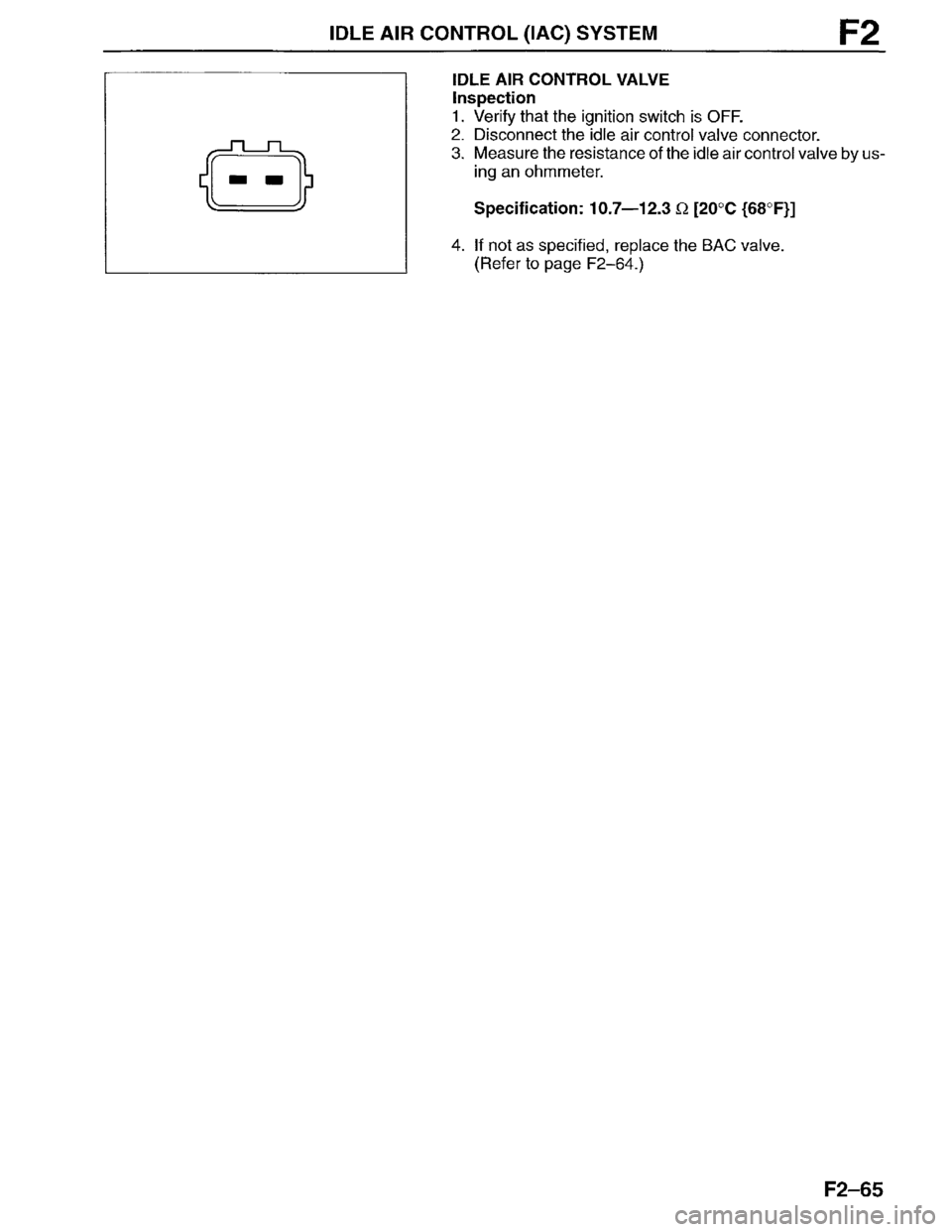 MAZDA MILLENIA 1996  Workshop Manual 