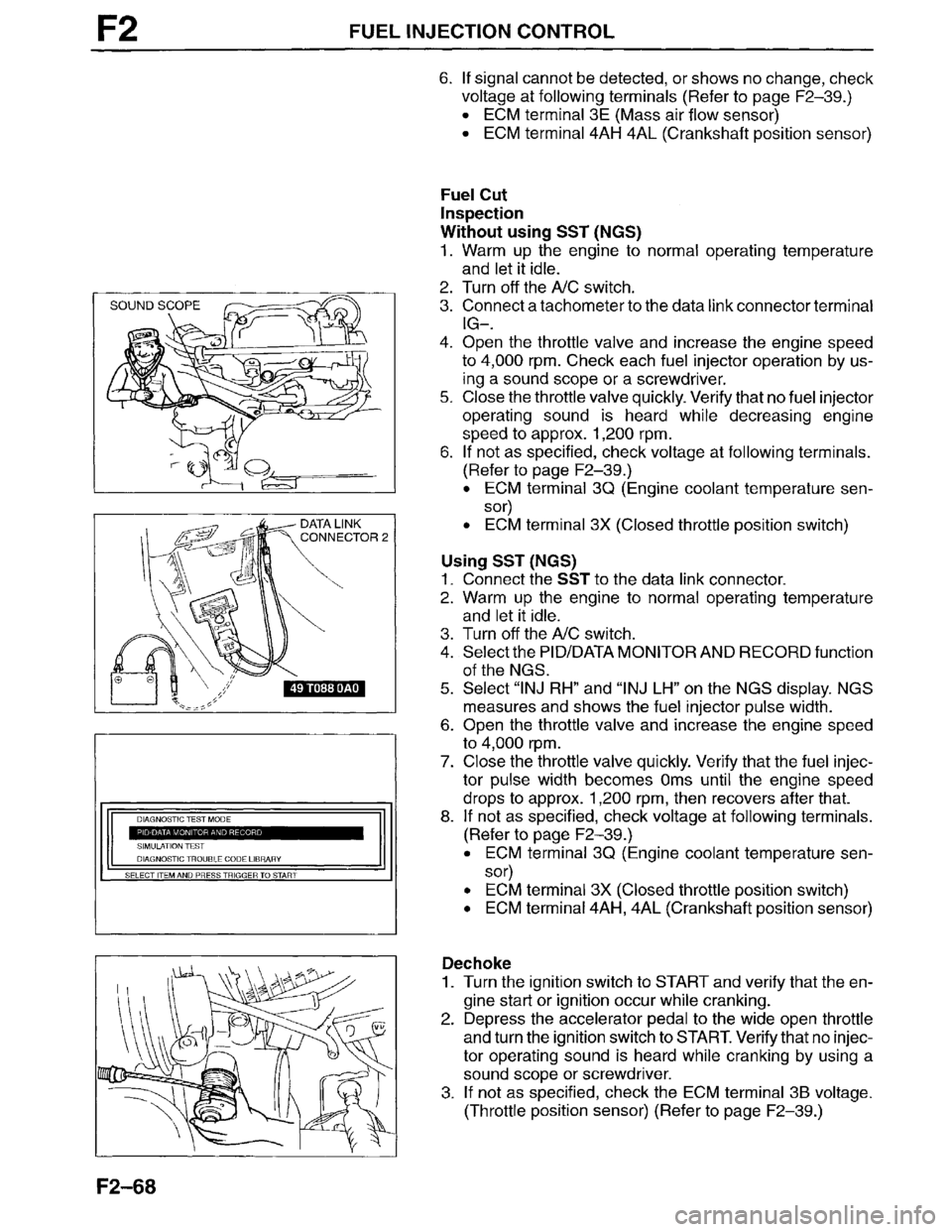 MAZDA MILLENIA 1996  Workshop Manual 