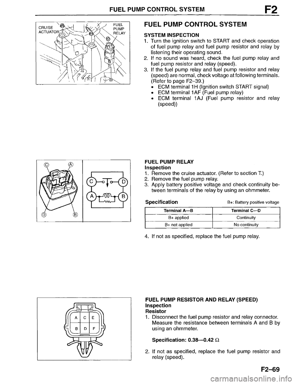 MAZDA MILLENIA 1996  Workshop Manual 
