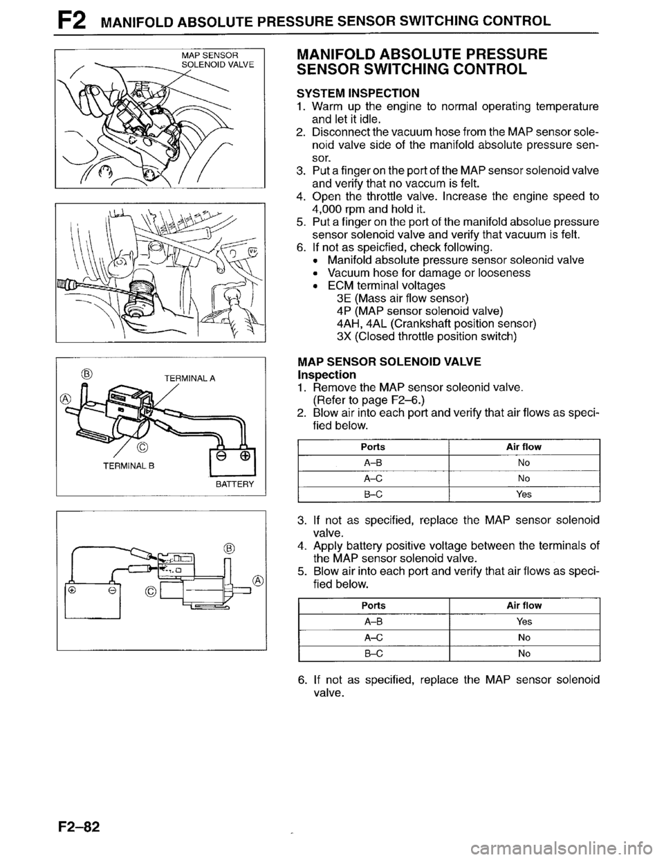 MAZDA MILLENIA 1996  Workshop Manual 